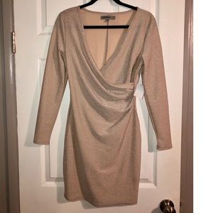 Charlotte Russe Sparkly Nude Dress